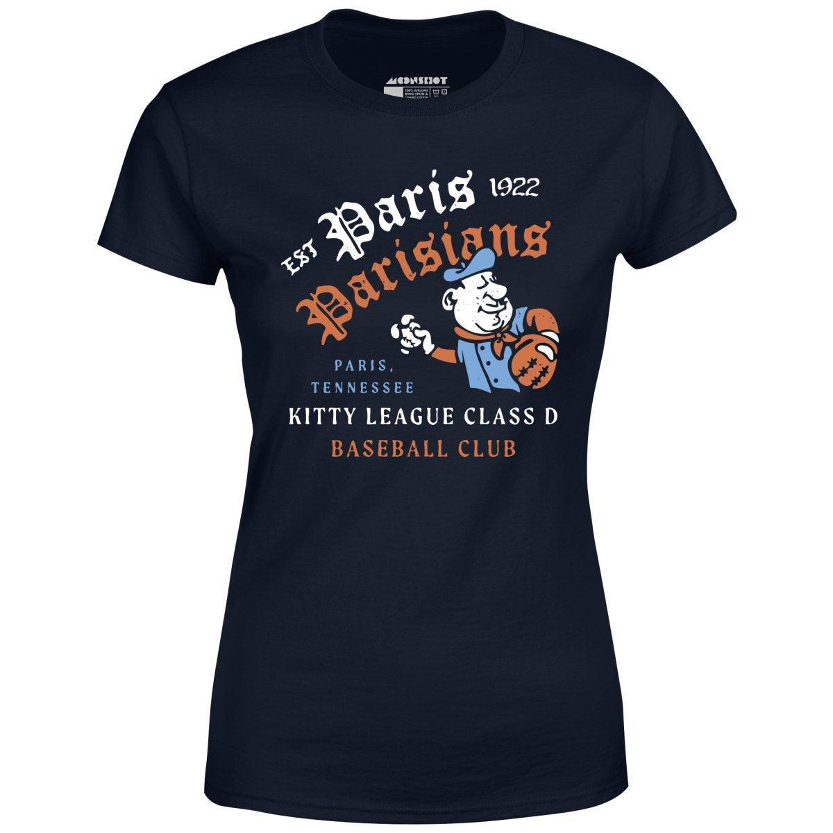 Paris Parisians - Tennessee - Vintage Defunct Baseball Teams - Women's T-Shirt Female Product Image