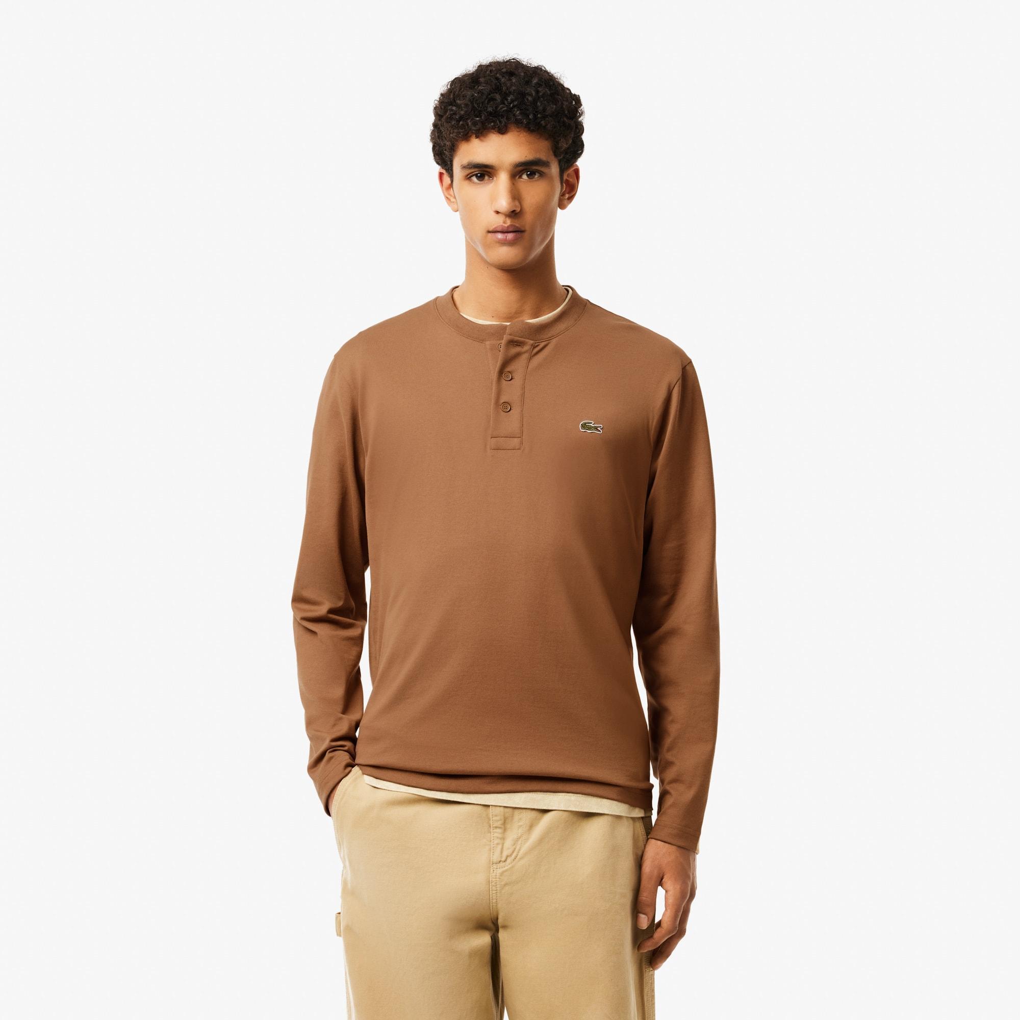 Men's Long Sleeve Henley Product Image