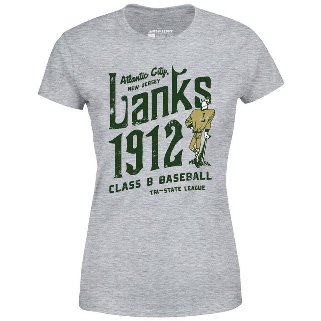 Atlantic City Lanks - New Jersey - Vintage Defunct Baseball Teams - Women's T-Shirt Female Product Image