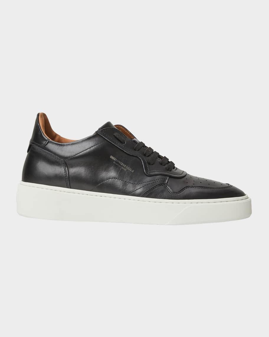 Men's Dezi Leather Low-Top Sneakers Product Image