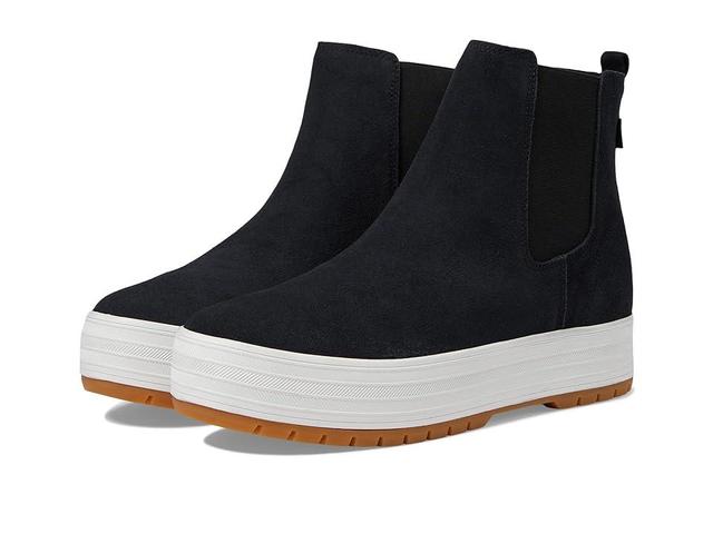 Keds The Platform Chelsea Lug Suede) Women's Boots Product Image