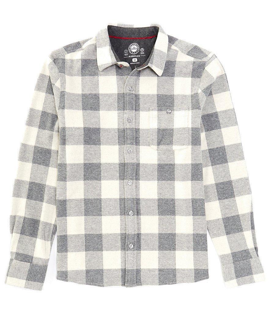 Flag and Anthem Thatch Madeflex Performance Hero Knit Long Sleeve Plaid Flannel Shirt Product Image