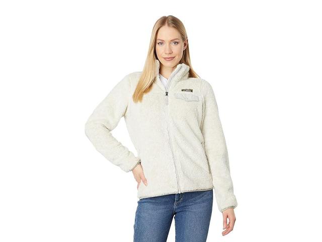 L.L.Bean Hi-Pile Fleece Full Zip Jacket (Sailcloth Heather/Oyster) Women's Clothing Product Image