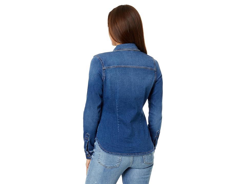 KUT from the Kloth Romy Shirt Pocket Flap Jacket (Bursting) Women's Clothing Product Image