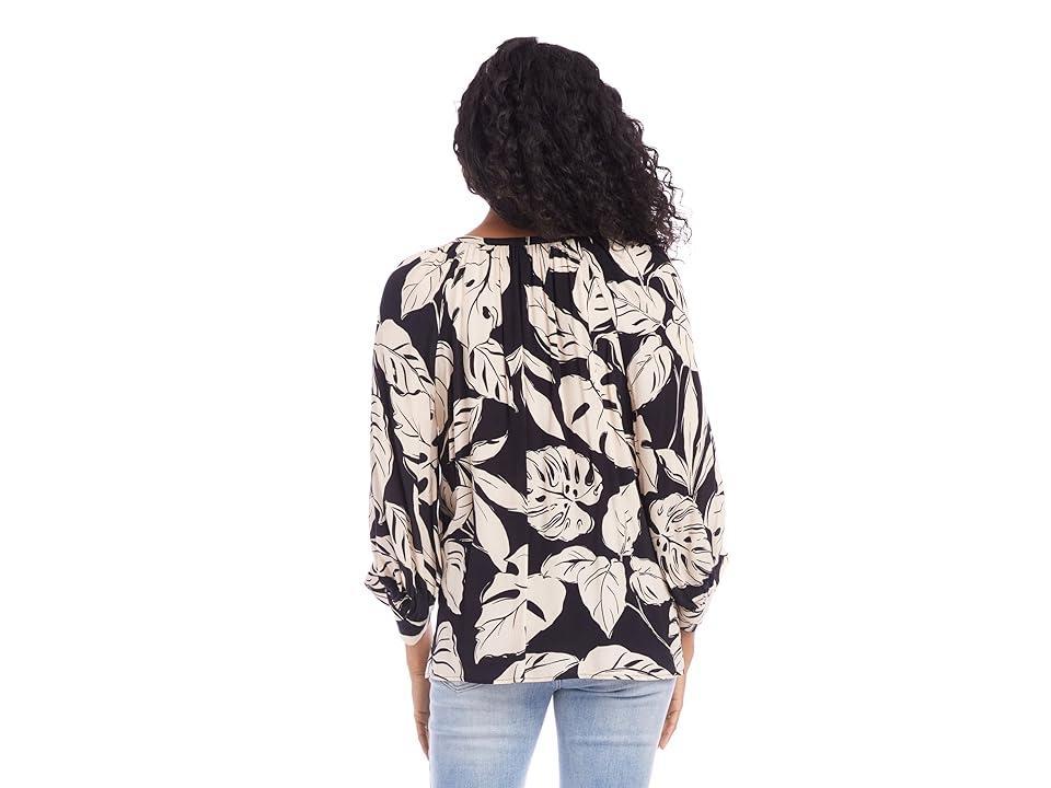 Karen Kane Blouson Sleeve Top Women's Clothing Product Image