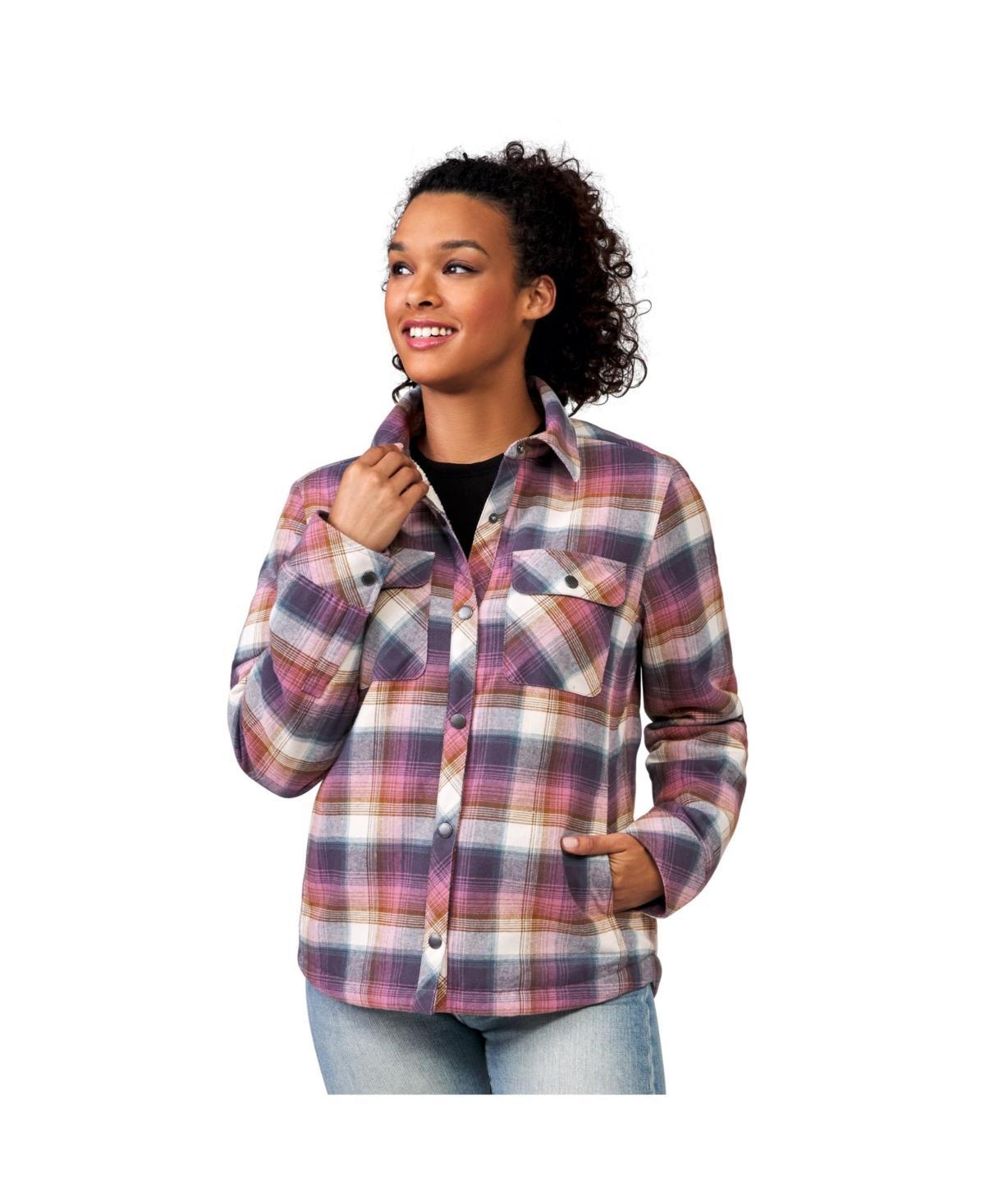 Free Country Womens Koshi Adirondack Flannel Shirt Jacket Product Image