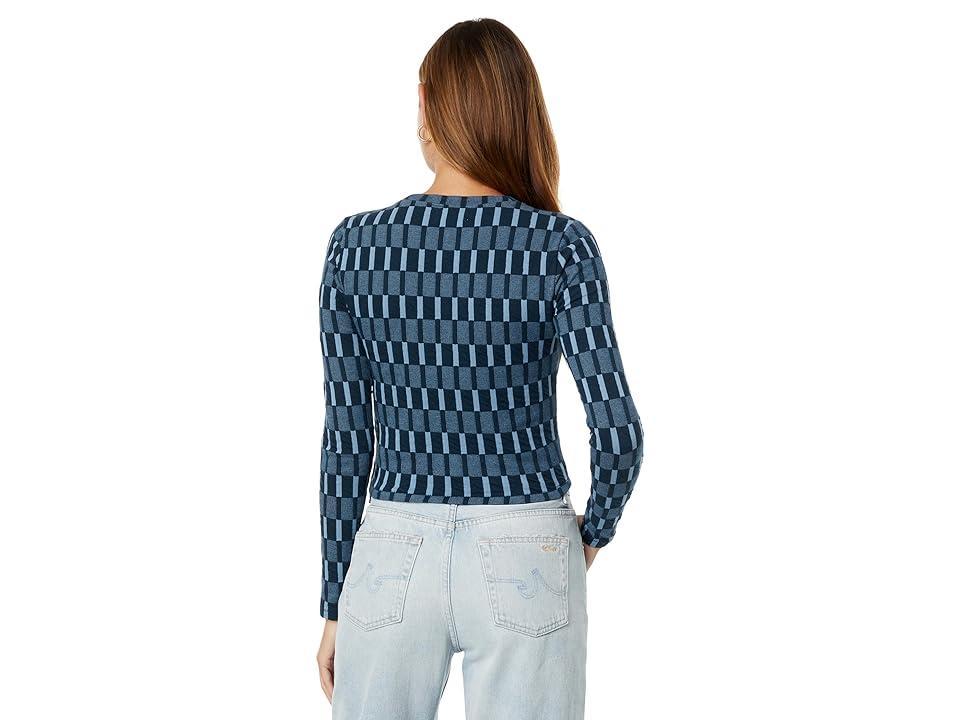 Madewell Fine Rib Long Sleeve Supercrop T-Shirt Product Image