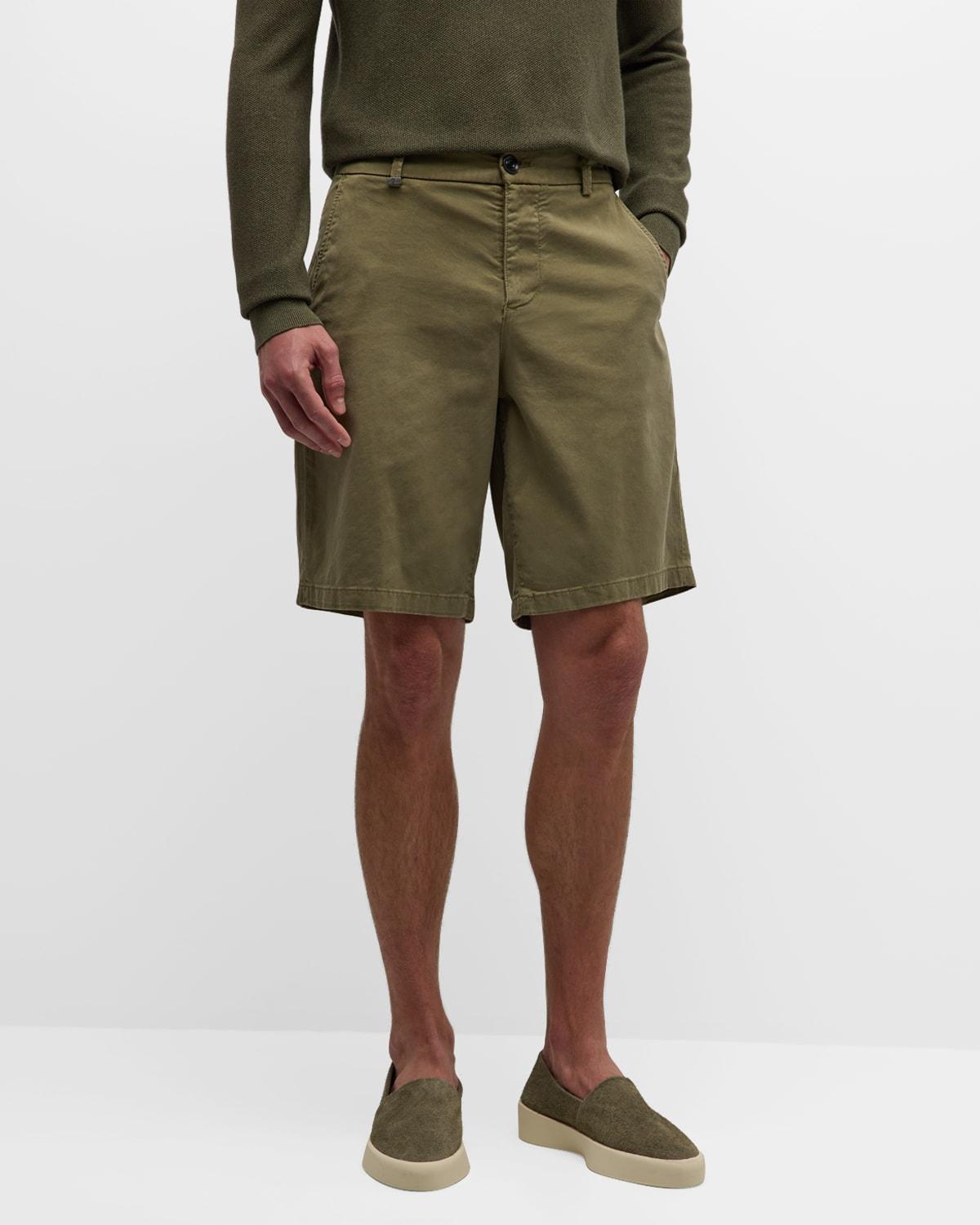 Mens Slimmy Cotton Chino Shorts Product Image