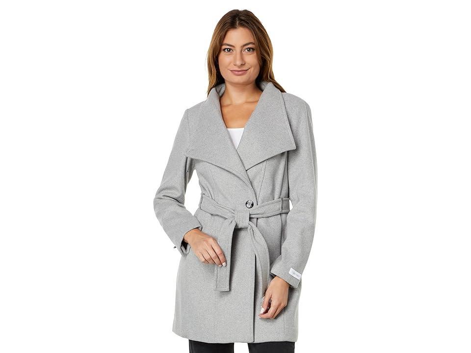 Calvin Klein Wool Wrap (Ash) Women's Clothing Product Image