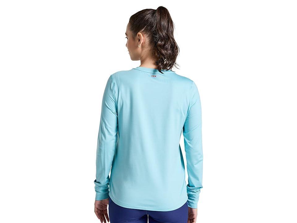 Saucony Boulder Base Layer (Rainfall Heather) Women's Clothing Product Image