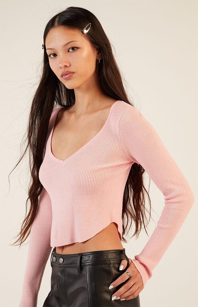 Womens Woodland V-Neck Sweater Product Image