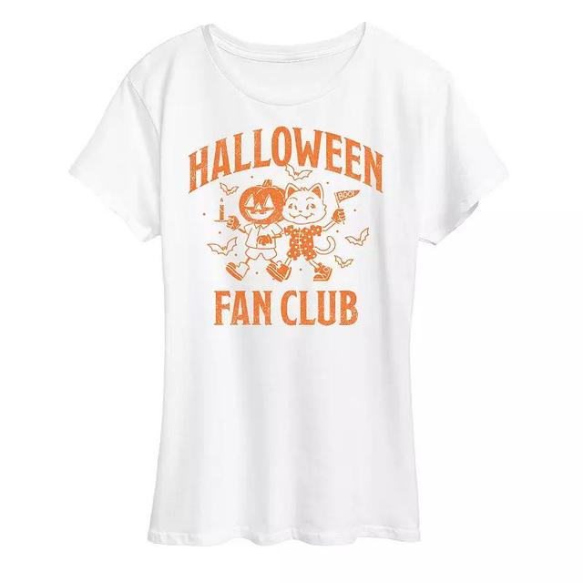 Womens Halloween Fan Club Graphic Tee Product Image