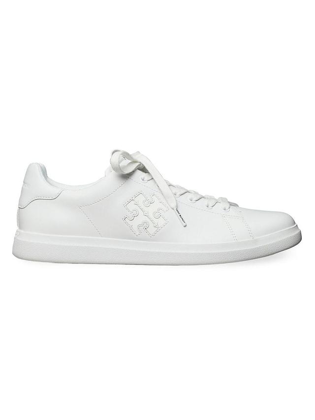 Womens Double T Howell Leather Sneakers Product Image