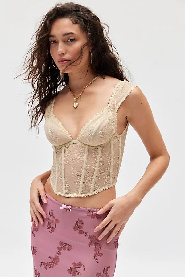 Out From Under Amour Lace Underwire Corset Womens at Urban Outfitters Product Image