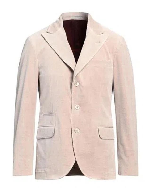 BRUNELLO CUCINELLI Man Blazer Beige Size 42 Cotton, Cashmere, Elastane Product Image