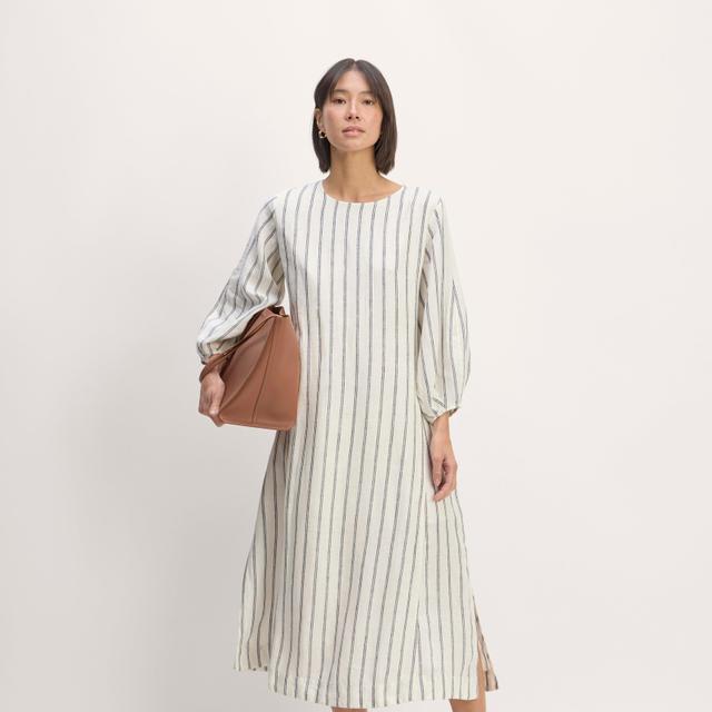 The Linen A-Line Midi Dress Product Image