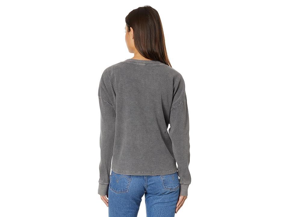 Mod-o-doc Long Sleeve, Crew Neck Pullover (Gunmetal) Women's Sweater Product Image