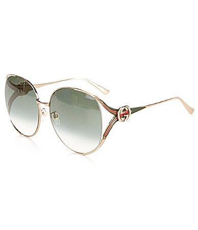 Womens 63MM Oversized Oval Sunglasses Product Image