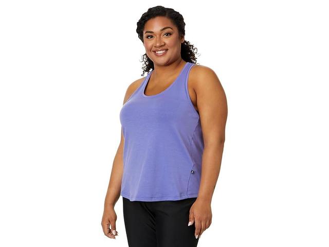 On Focus Tank (Blueberry) Women's Clothing Product Image