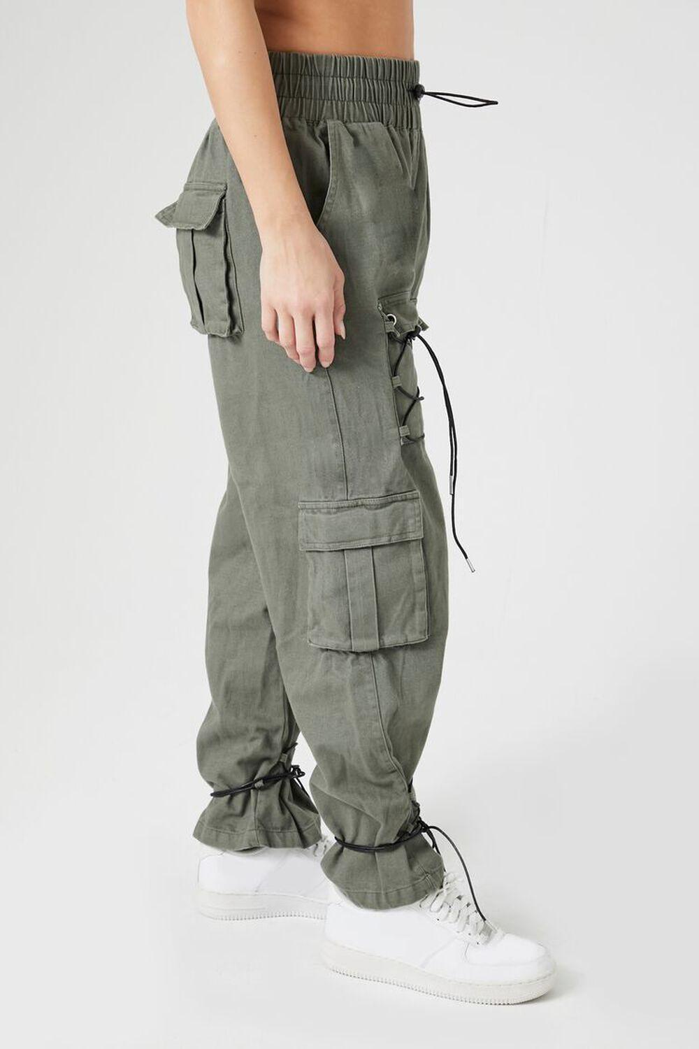 Lace-Up Toggle Joggers | Forever 21 Product Image