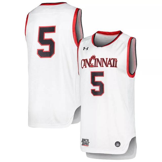 Mens Under Armour Cincinnati Bearcats Replica Basketball Jersey Product Image