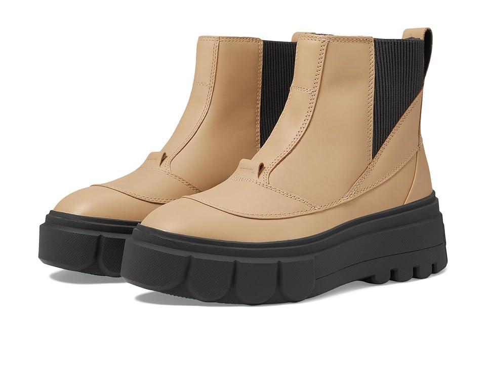 Sorel Caribou x chelsea boots in brown Product Image