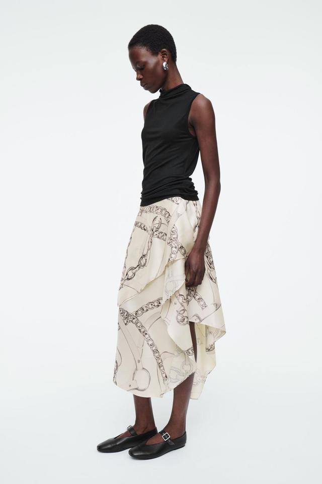 ASYMMETRIC DRAPED SKIRT Product Image