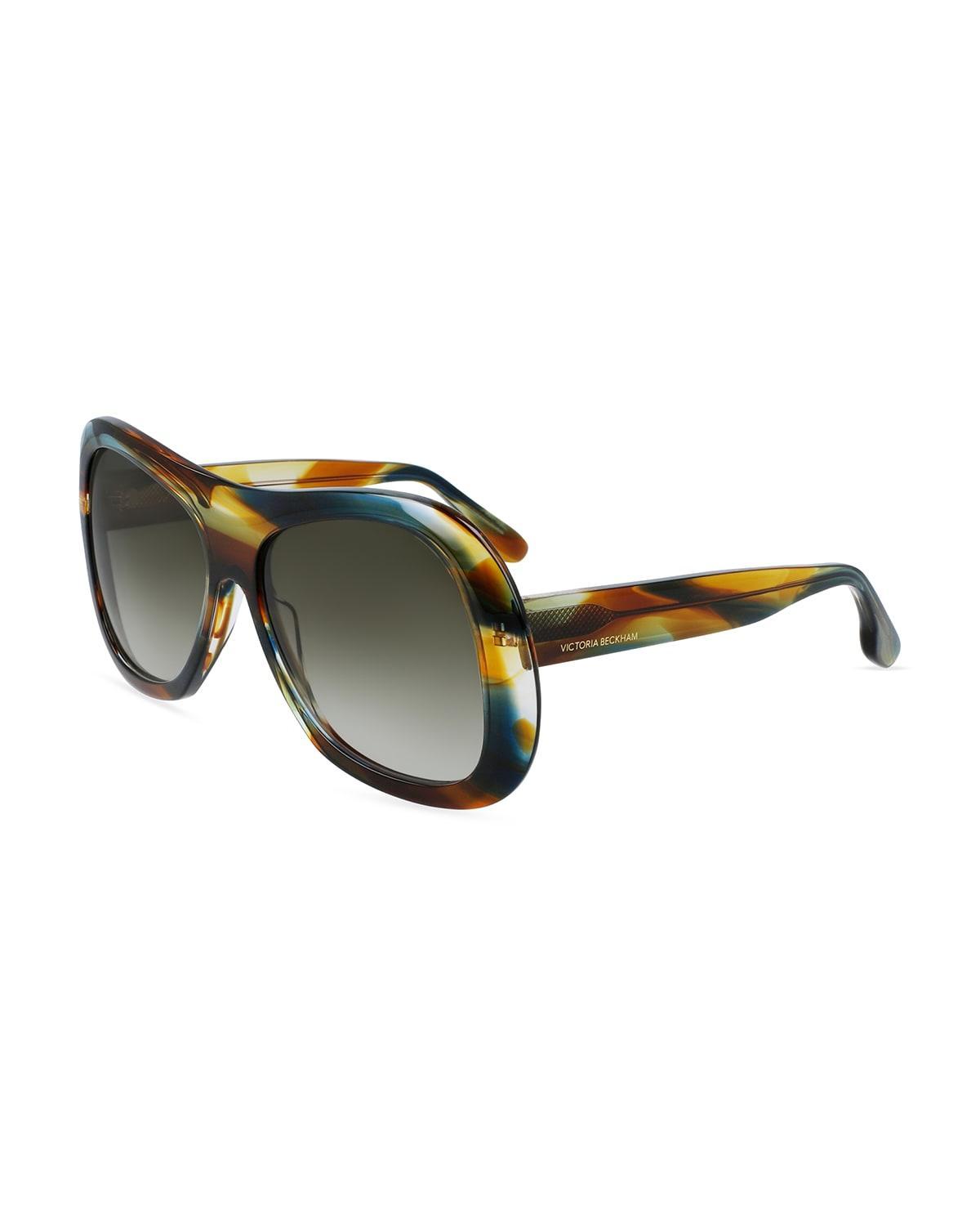 Geometric Square Acetate Sunglasses product image