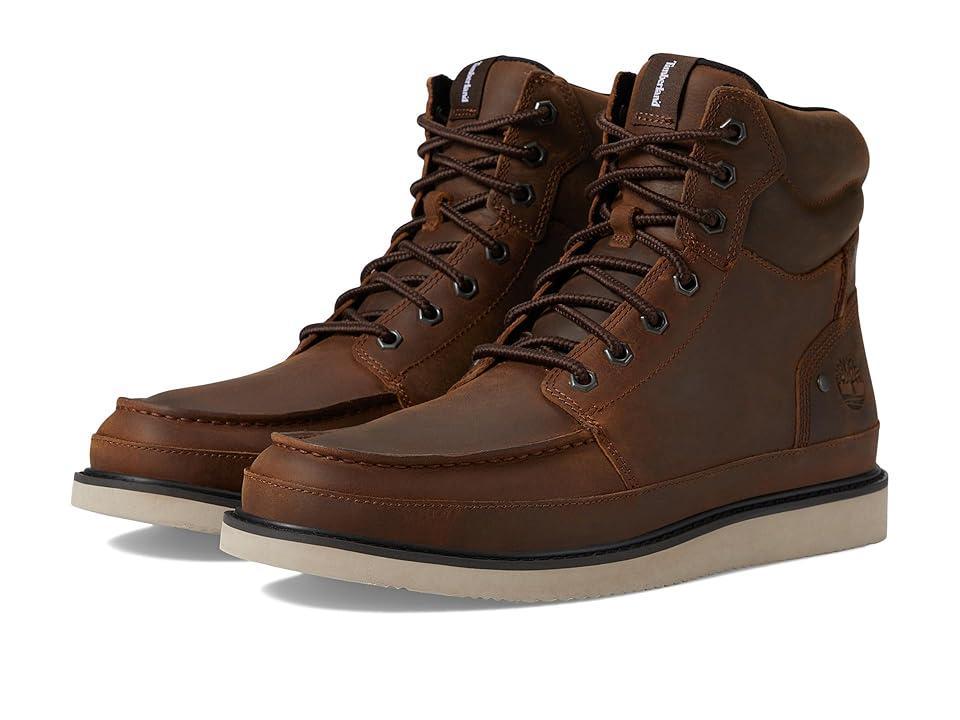 Timberland Newmarket Mid Lace Up (Dark Full Grain) Men's Boots Product Image