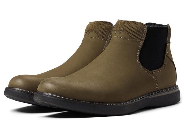 Nunn Bush Bayridge Plain Toe Chelsea Boot (Moss) Men's Shoes Product Image