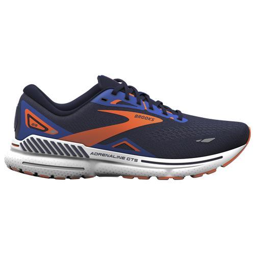 Brooks Mens Brooks Adrenaline GTS 23 - Mens Shoes Peacoat/Orange/Surf The Web Product Image