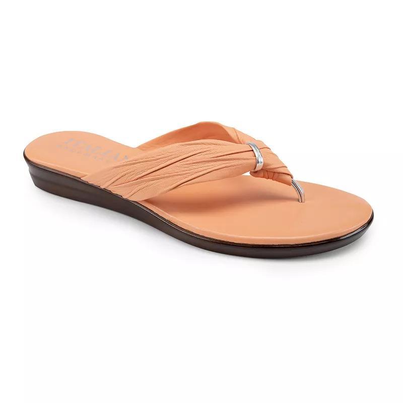 Womens Italian Shoemakers Aleena Flat Sandals Pink Product Image