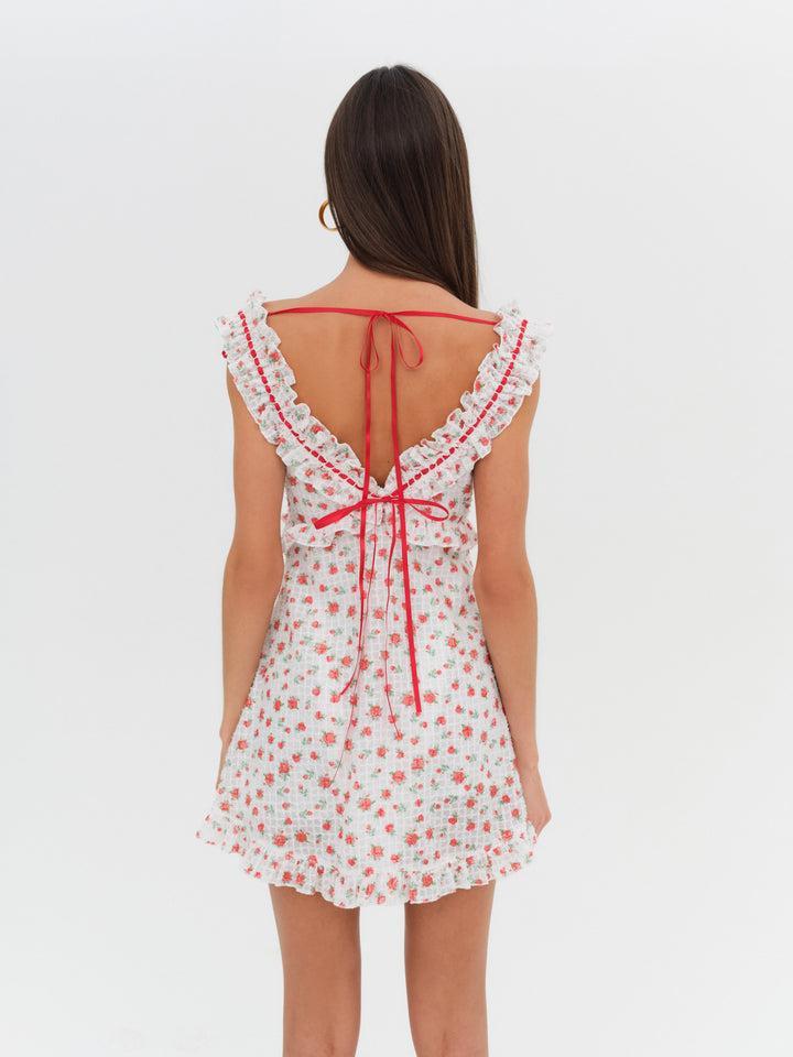 Gidget Mini Dress — Red Product Image