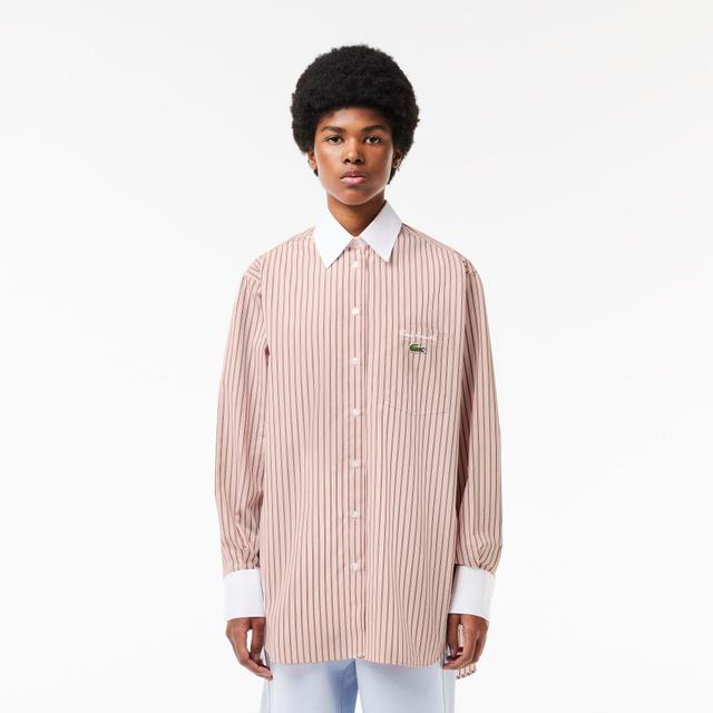 Long Oversized Poplin Shirt Product Image