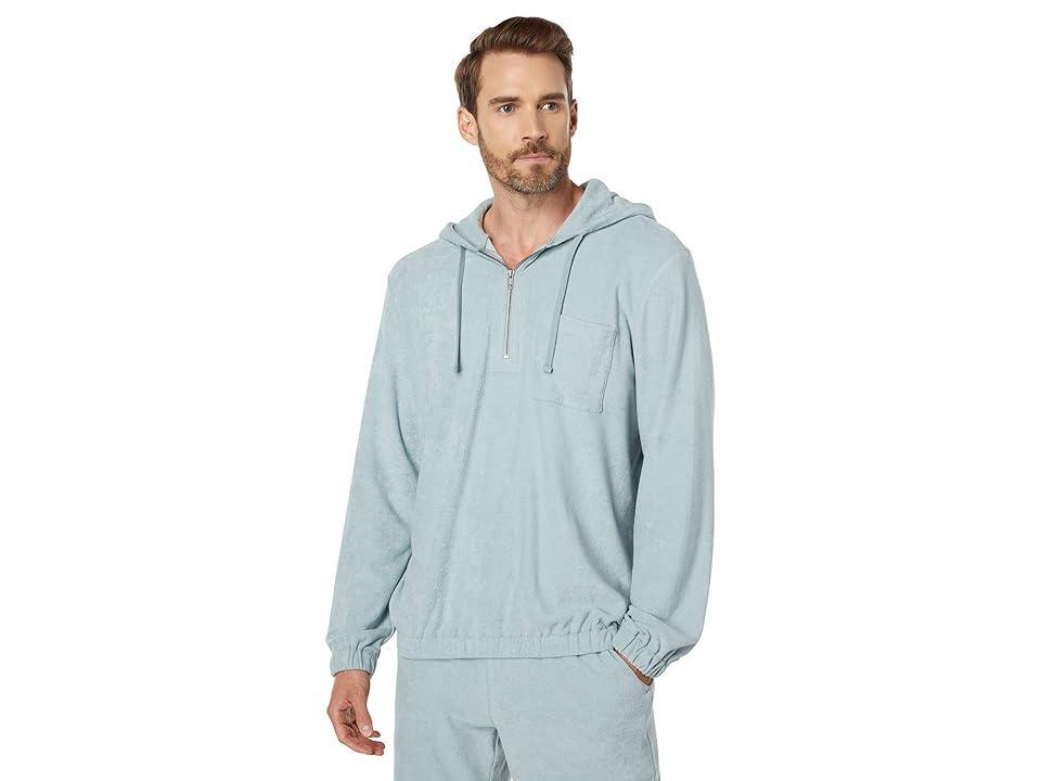 Madewell Terry Towel Hoodie (Blue Horizon) Men's Clothing Product Image