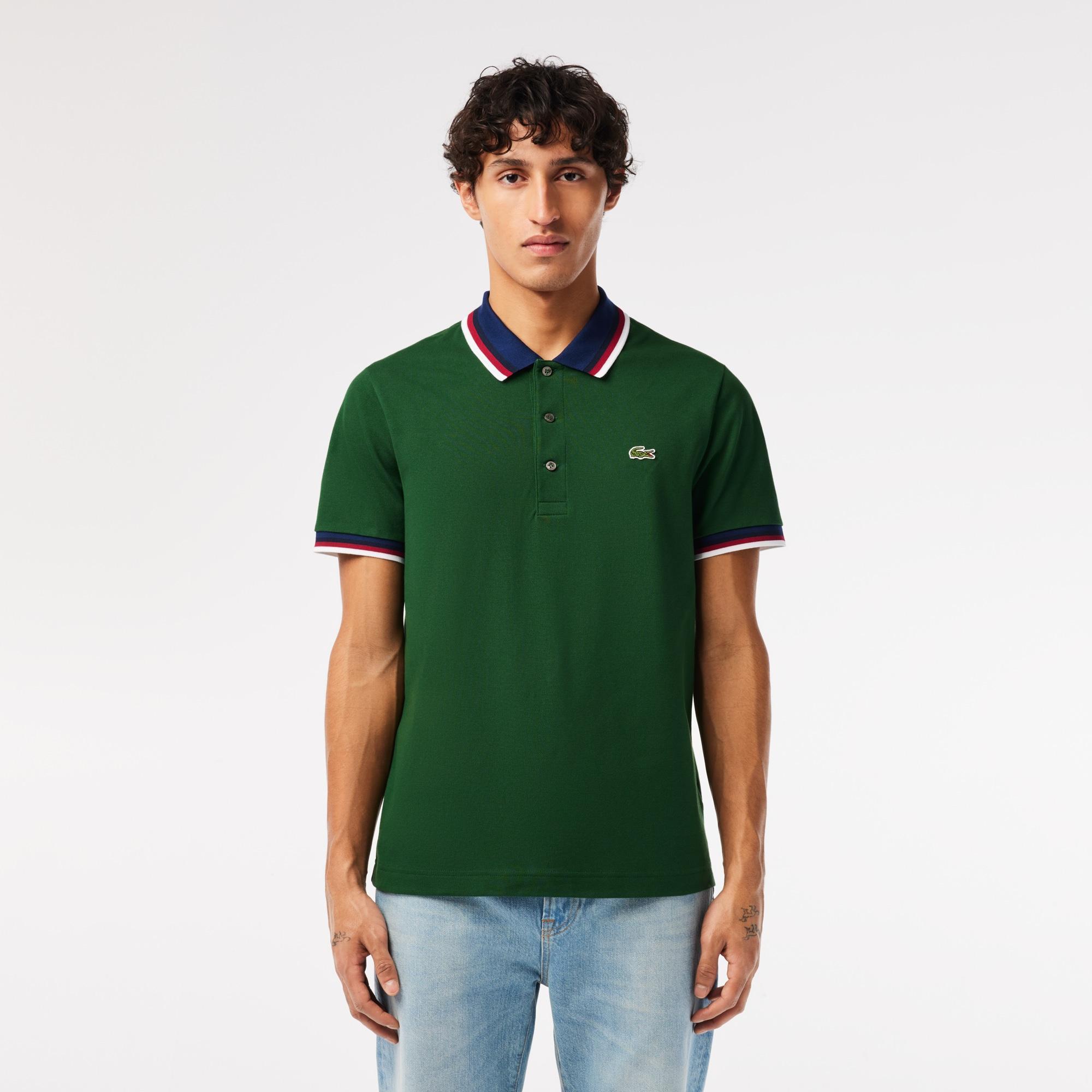 Regular Fit Contrast Collar Polo Product Image