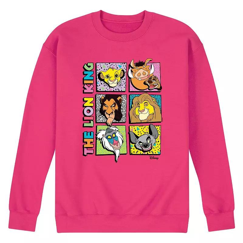 Disneys The Lion King Mens Grid Fleece Sweatshirt Product Image