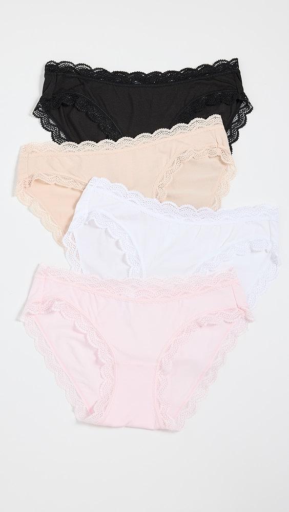 Stripe & Stare Essentials Mix Knicker Box Sand Knicker Knicker Four Pack | Shopbop Product Image