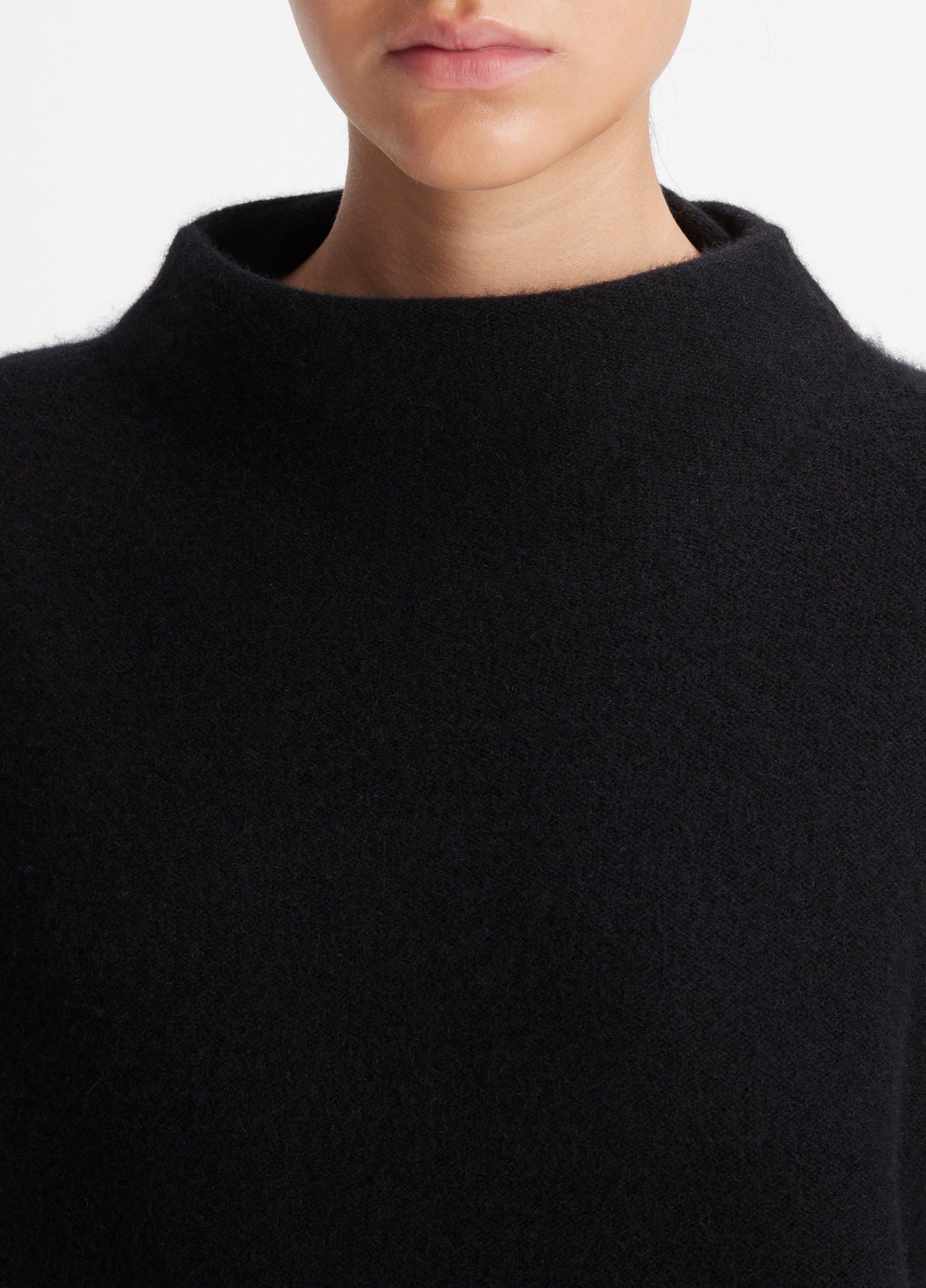 Plush Cashmere Funnel Neck Sweater Product Image