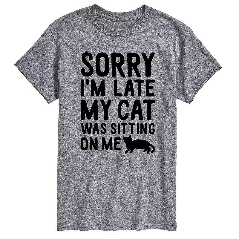 Mens Sorry Im Late Tee Product Image