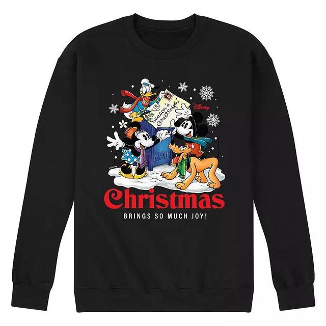 Disneys Mens Christmas Brings So Much Joy Blue Product Image