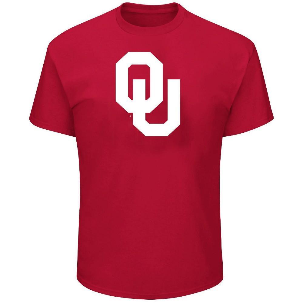 NCAA Oklahoma Sooners Mens Big & Tall Short Sleeve Logo T-Shirt Product Image