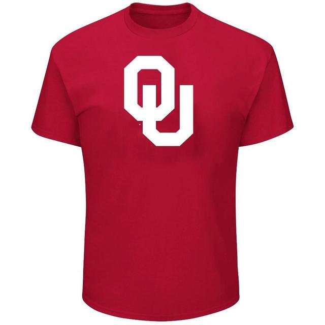 NCAA Oklahoma Sooners Mens Big & Tall Short Sleeve Logo T-Shirt Product Image