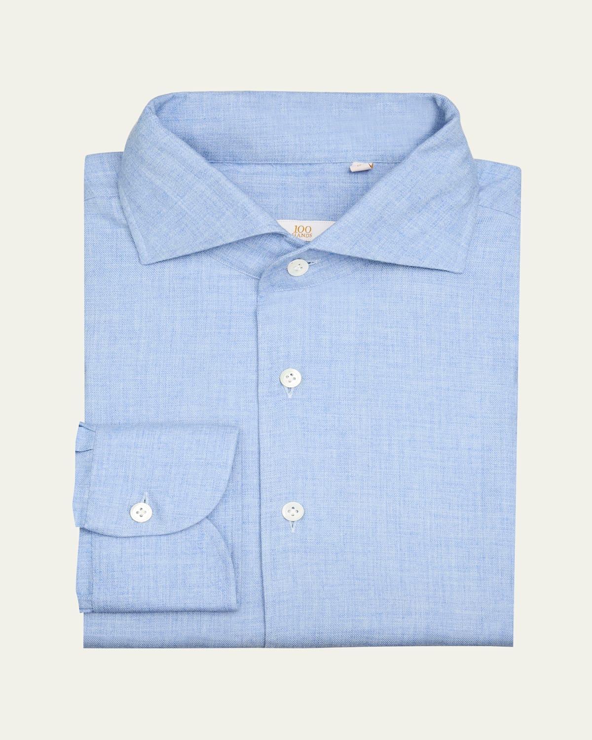 Mens Cotton and Cashmere Sport Shirt Product Image