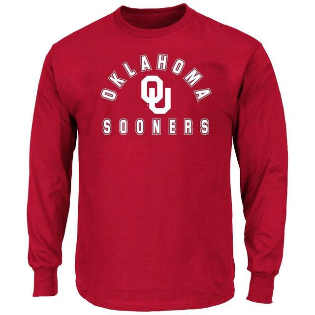 NCAA Oklahoma Sooners Mens Big and Tall Long Sleeve T-Shirt - 2XT Product Image