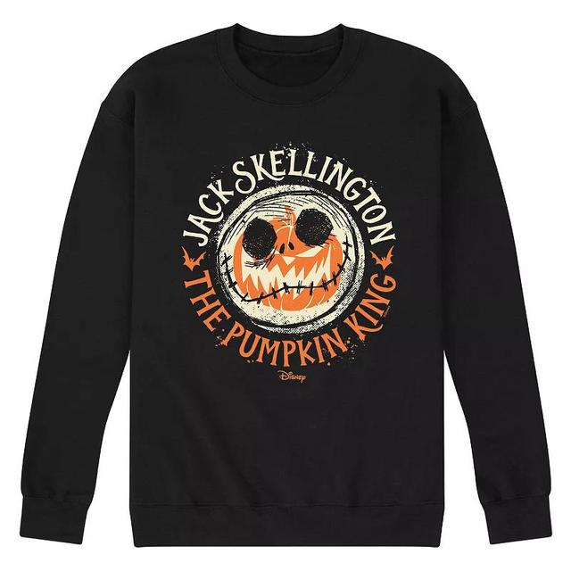 Disneys The Nightmare Before Christmas Mens Pumpkin King Fleece Sweatshirt Product Image