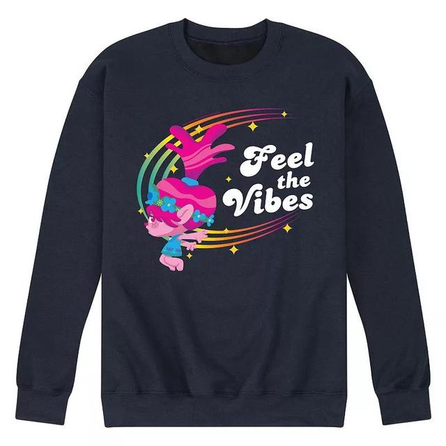 Mens Trolls Feel The Vibes Sweatshirt Black Product Image