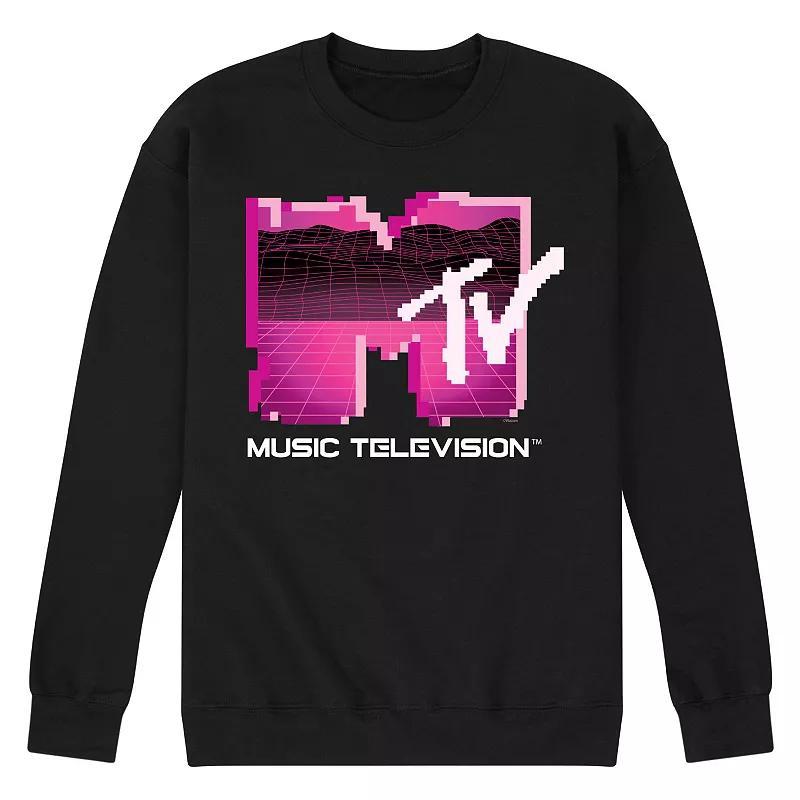 Mens MTV Retro Gamer Logo Fleece Sweatshirt Product Image