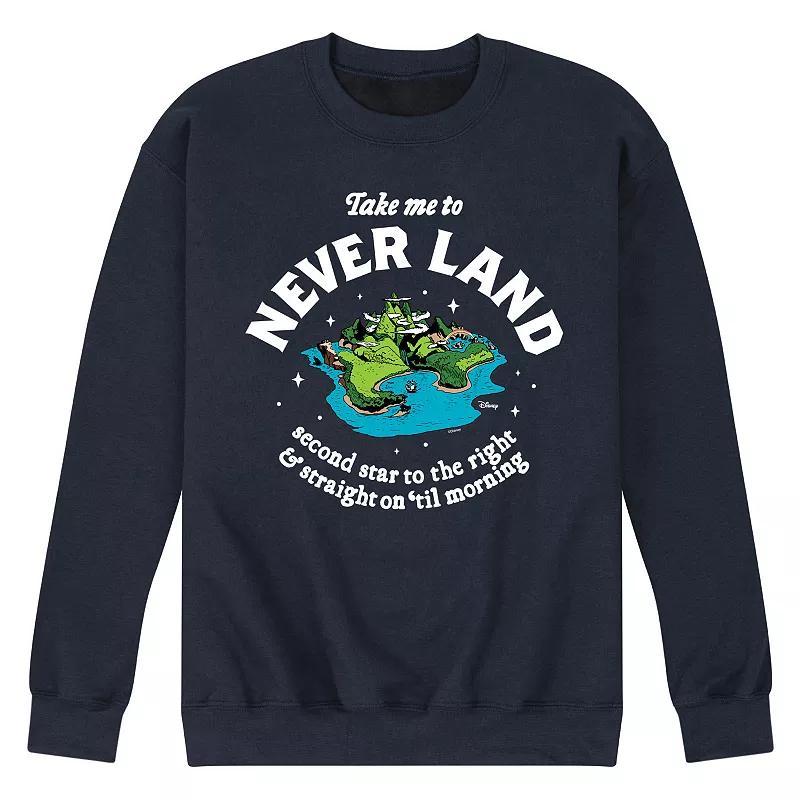 Disneys Peter Pan Mens Never Land Fleece Sweatshirt Product Image