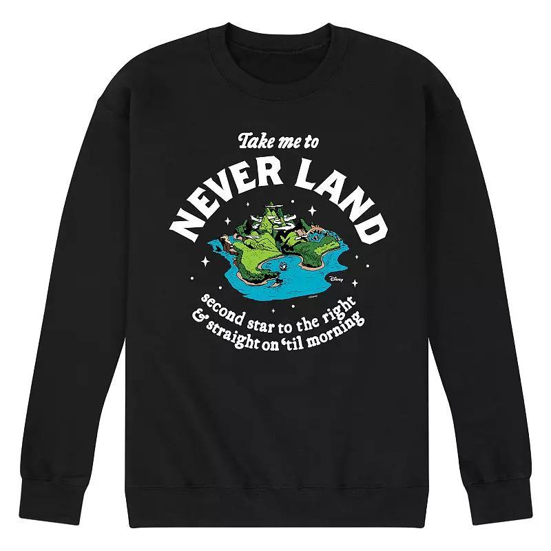 Disneys Peter Pan Mens Never Land Fleece Sweatshirt Product Image